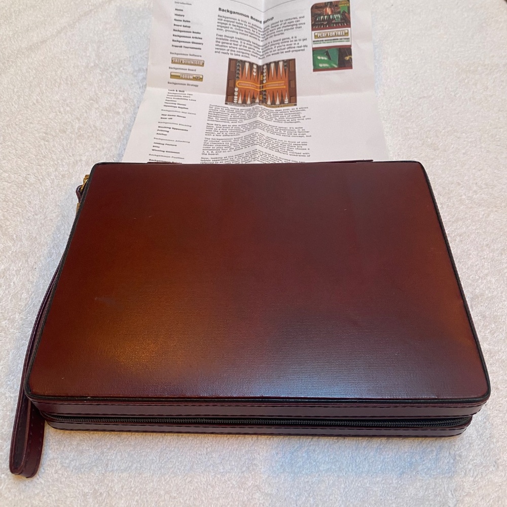 Travel Magnetic Backgammon Game. - Picture 2 of 3